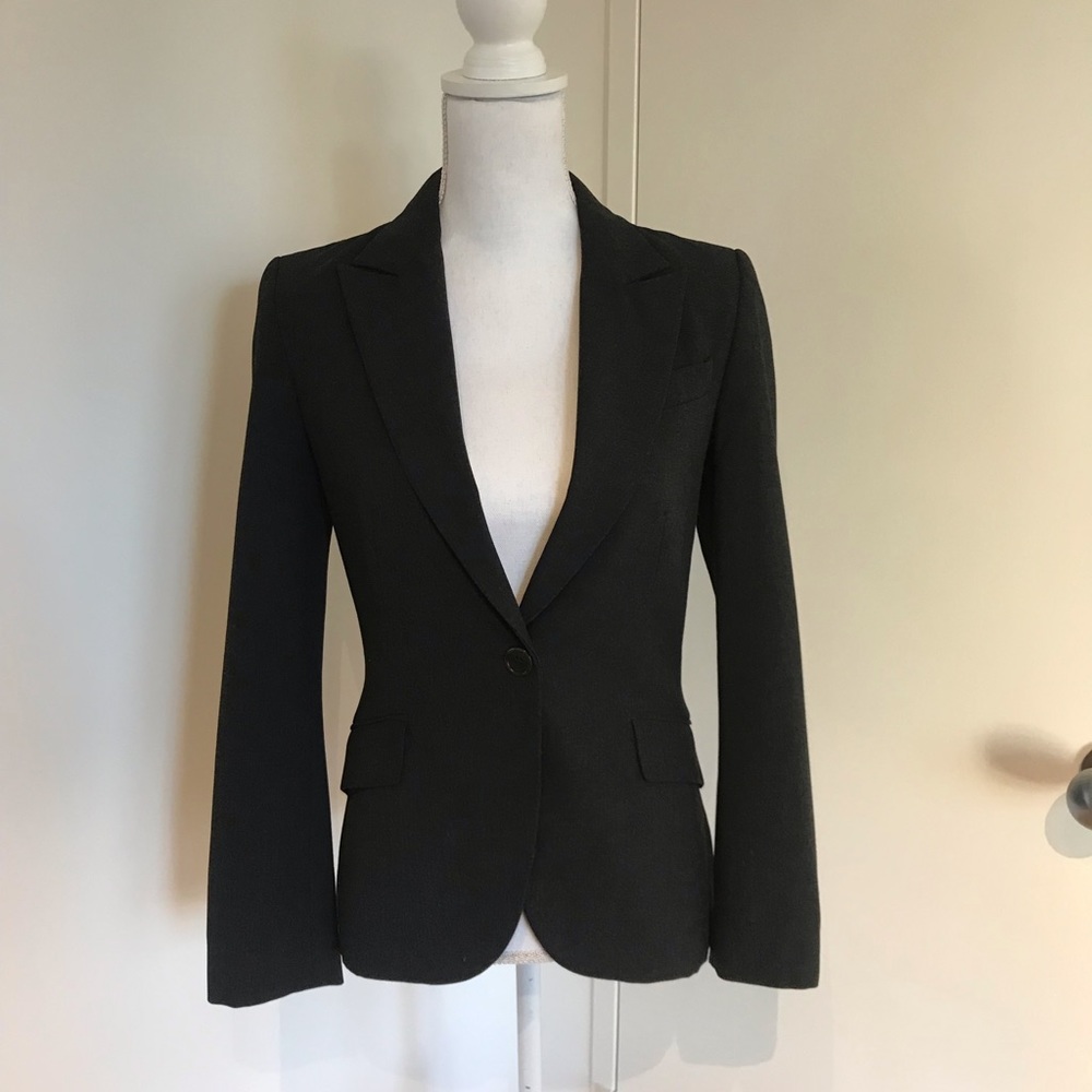 Zara dark grey blaze with front pocket